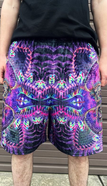 Hakan Hisim - "Prismatic Mandala" - Gym Shorts
