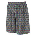 PatternNerd - "Metatron's Chromatic" - Gym Shorts