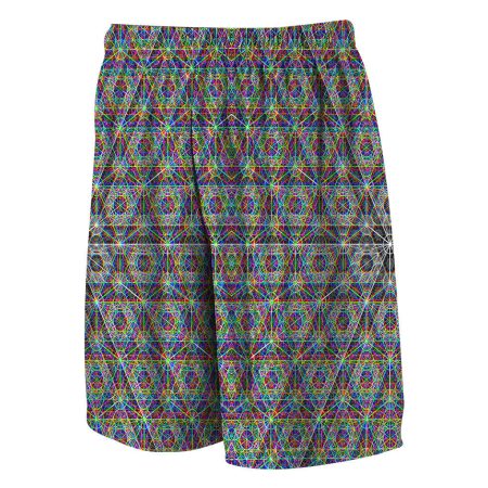 PatternNerd - "Metatron's Chromatic" - Gym Shorts