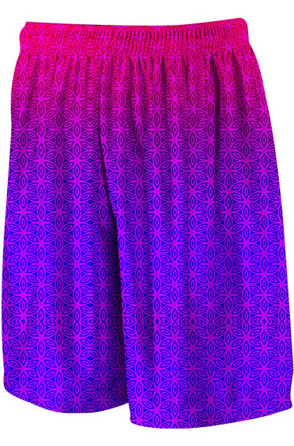 NeonFlower-GymShorts